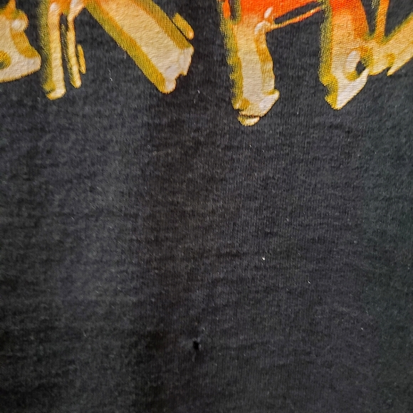 Vintage 90s Liquid Blue Puckhead Boston Bruins Tee - Size L - Picture 5 of 8